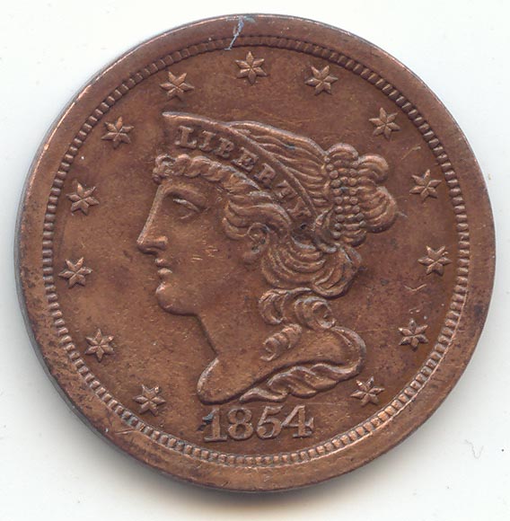 1793 Wreath Cent, Ugly! Legible Date